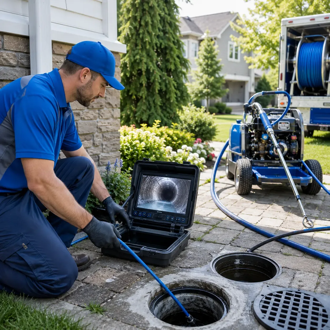 Outdoor drain cleaning professionals serving Birmingham, IA